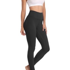 Colorfulkoala leggings black high waist size:L